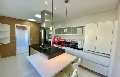 Casa com 3 dormitórios, 300 m² - venda por r$ 1.990.000,00 ou aluguel por r$ 10.500,01/mês - embaré - santos/sp