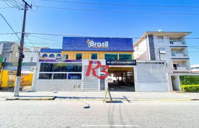 Loja para alugar, 420 m² por r$ 45.000,00/mês - paquetá - santos/sp
