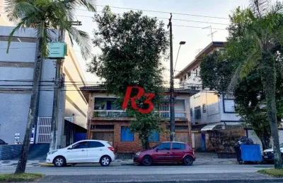 Terreno à venda na Avenida Conselheiro Nébias, 438, Paquetá, Santos