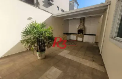 Casa com 3 dormitórios à venda, 160 m² por r$ 1.000.000,00 - estuário - santos/sp