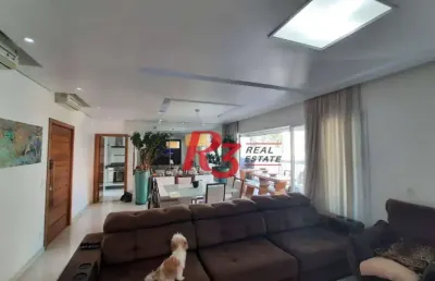 Apartamento à venda, 160 m² por r$ 2.400.000,00 - embaré - santos/sp