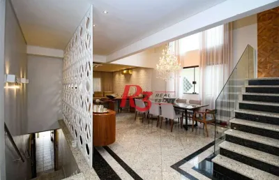 Sobrado à venda, 350 m² por r$ 2.250.000,00 - campo grande - santos/sp