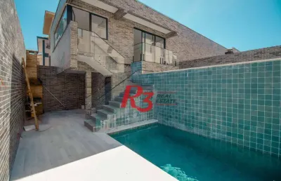 Casa à venda, 236 m² por r$ 2.200.000,00 - embaré - santos/sp