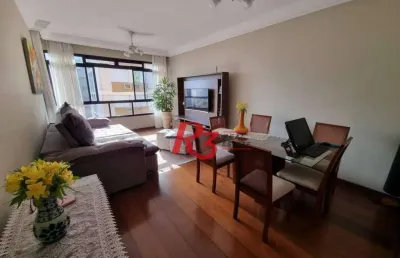 Apartamento com 2 dormitórios à venda, 95 m² por r$ 550.000,00 - itararé - são vicente/sp