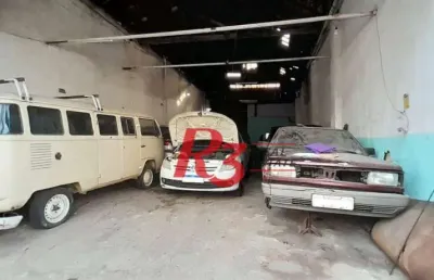 Galpão à venda, 160 m² por r$ 400.000,00 - paquetá - santos/sp