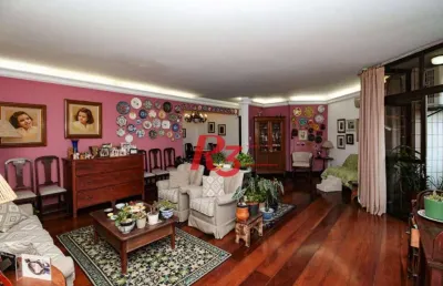 Apartamento à venda, 181 m² por r$ 1.100.000,00 - pompéia - santos/sp