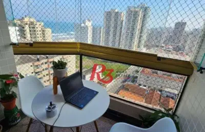 Apartamento duplex à venda, 200 m² por r$ 1.300.000,00 - aviação - praia grande/sp