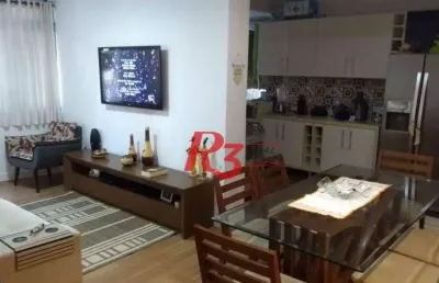 Apartamento à venda, 72 m² por r$ 469.000,00 - embaré - santos/sp