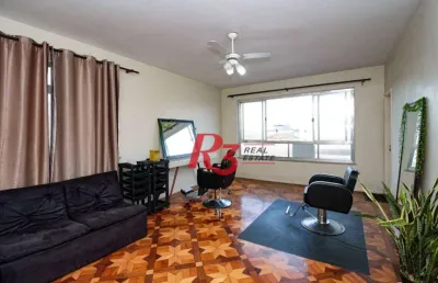 Apartamento à venda, 91 m² por r$ 625.000,00 - macuco - santos/sp