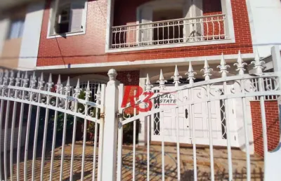 Sobrado à venda, 131 m² por r$ 1.160.000,00 - boqueirão - santos/sp