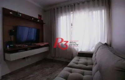Casa com 3 dormitórios à venda, 87 m² por r$ 450.000,00 - macuco - santos/sp
