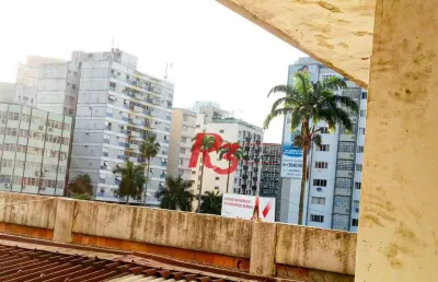 Sala para alugar, 30 m² por r$ 2.500,00/mês - gonzaga - santos/sp