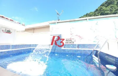 Sobrado no marapé emsantos com 3 dormitórios à venda, 265 m² por r$ 1.250.000 - marapé - santos/sp