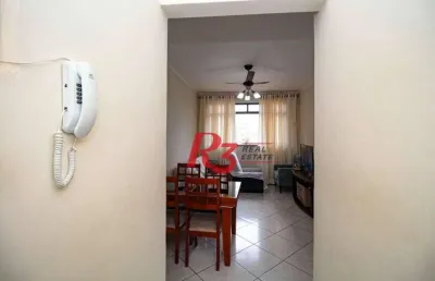 Apartamento com 3 dormitórios à venda, 90 m² por r$ 480.000,00 - pompéia - santos/sp