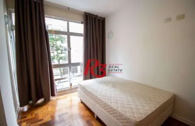 Apartamento com 2 dormitórios à venda, 86 m² por r$ 525.000,00 - embaré - santos/sp