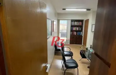 Excelente sala comercial no centro médico de santos