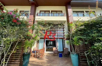 Casa com 5 suítes à venda, 408 m² por r$ 6.500.000 - balneário praia do pernambuco - guarujá/sp