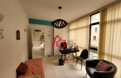 Sala à venda, 55 m² por r$ 435.000,00 - gonzaga - santos/sp