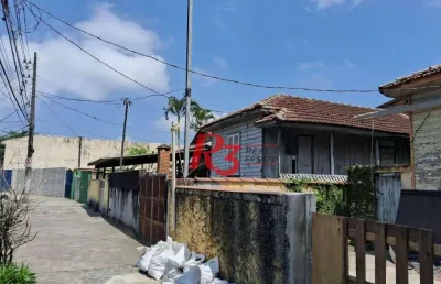 Terreno à venda, 232 m² por r$ 615.000,00 - estuário - santos/sp