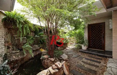 Sobrado à venda, 450 m² por r$ 2.649.000,00 - campo grande - santos/sp