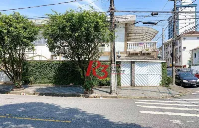 Sobrado, 276 m² - venda por r$ 2.300.000,00 ou aluguel por r$ 12.000,00/mês - aparecida - santos/sp
