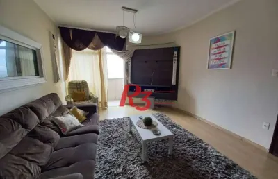 Apartamento com 2 dormitórios à venda, 140 m² por r$ 550.000,00 - itararé - são vicente/sp
