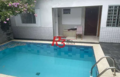 Casa com 4 dormitórios à venda, 340 m² por r$ 1.280.000,00 - jardim guassu - são vicente/sp