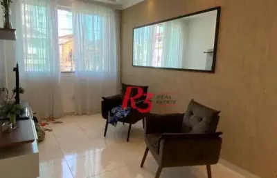 Casa com 3 dormitórios à venda, 156 m² por r$ 848.000,00 - campo grande - santos/sp