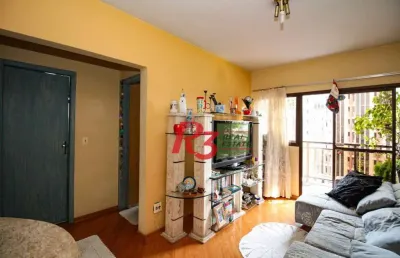 Apartamento com 1 dormitório para alugar, 55 m² por r$ 3.000,00/mês - boqueirão - santos/sp