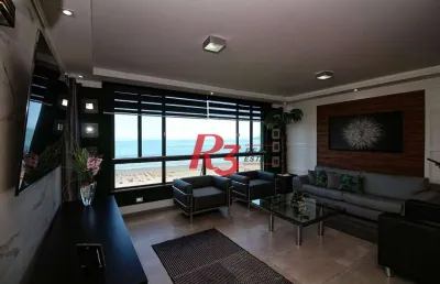 Apartamento com 3 dormitórios, 148 m² - venda por r$ 2.200.000,00 ou aluguel por r$ 20.000,00/mês - pompéia - santos/sp