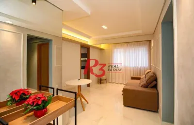 Apartamento à venda, 56 m² por r$ 602.080,00 - aparecida - santos/sp