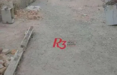 Terreno comercial à venda na Rua Comendador Martins, 263, Encruzilhada, Santos