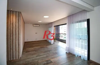 Apartamento com 3 dormitórios, 190 m² - venda por r$ 1.800.000,00 ou aluguel por r$ 8.500,00/mês - ponta da praia - santos/sp