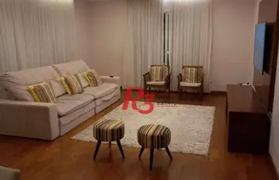Apartamento à venda, 234 m² por r$ 3.392.000,00 - embaré - santos/sp