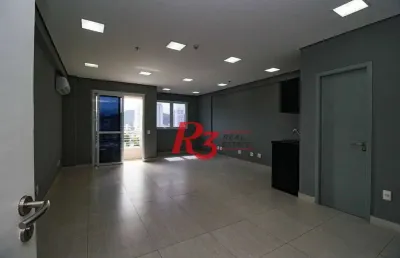 Sala para alugar, 42 m² por r$ 3.550,02 - vila matias - santos/sp