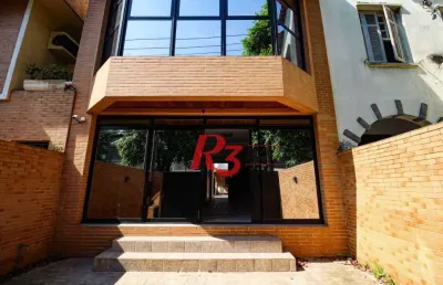 Sobrado para alugar, 240 m² por r$ 23.659,11/mês - gonzaga - santos/sp