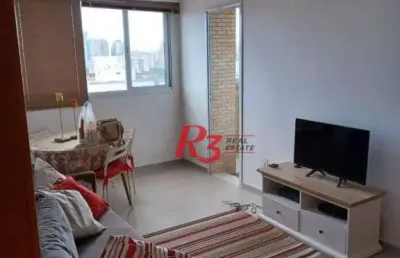 Apartamento com 1 dormitório à venda, 51 m² por r$ 580.000,00 - vila belmiro - santos/sp
