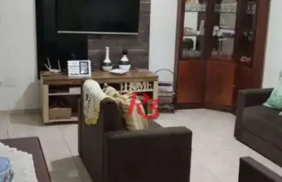 Casa à venda, 90 m² por r$ 650.000,00 - marapé - santos/sp