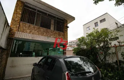 Sobrado à venda, 350 m² por r$ 1.450.000,00 - encruzilhada - santos/sp