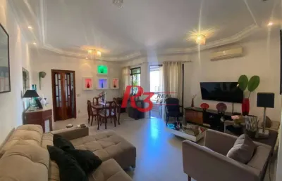 Apartamento à venda, 159 m² por r$ 1.100.000,00 - gonzaga - santos/sp