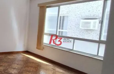 Apartamento à venda, 91 m² por r$ 540.000,00 - macuco - santos/sp