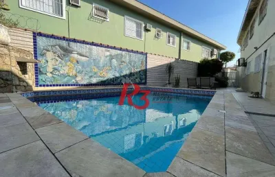 Casa à venda, 146 m² por r$ 1.100.000,00 - macuco - santos/sp