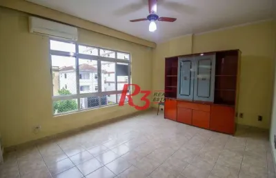 Apartamento com 2 quartos à venda, 91 m² por r$ 470.000 - marapé - santos/sp