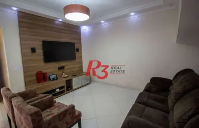 Casa à venda, 120 m² por r$ 800.000,00 - marapé - santos/sp