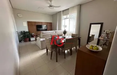 Apartamento com 3 dormitórios à venda, 77 m² por r$ 450.000,00 - vila belmiro - santos/sp