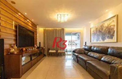 Apartamento à venda, 211 m² por r$ 3.150.000,00 - embaré - santos/sp