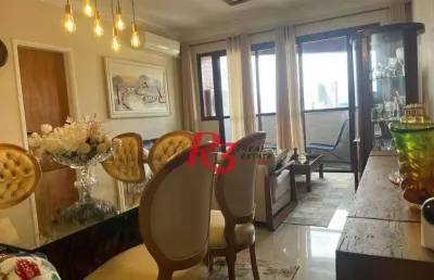 Apartamento à venda, 98 m² por r$ 585.000,00 - centro - são vicente/sp