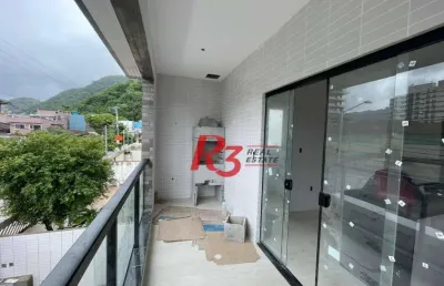 Sobreposta alta com 3 dormitórios, 3 suítes e varanda gourmet  à venda, 127 m² por r$ 898.000 - vila belmiro - santos/sp