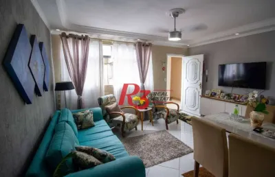 Apartamento à venda, 92 m² por r$ 254.400,00 - vila são jorge - santos/sp