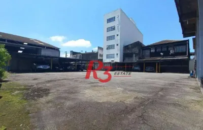 Terreno à venda, 1500 m² por r$ 4.500.000,00 - centro - santos/sp